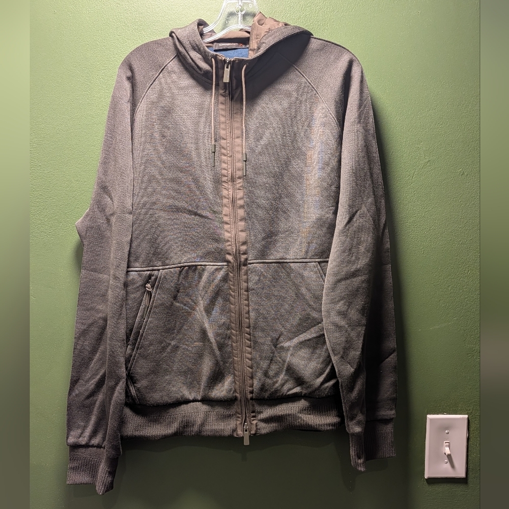 Men's Olive Green Hoodie Sweater